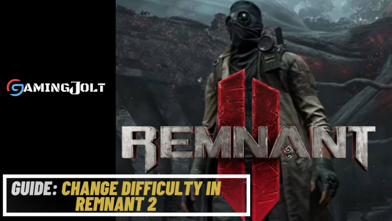 Where Should You Change Difficulty in Remnant 2?