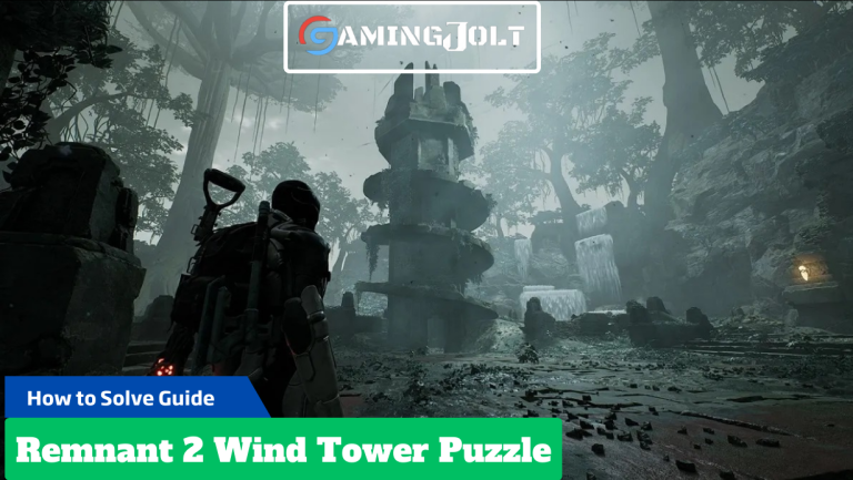 Remnant 2 Wind Tower Puzzle [How To Solve]