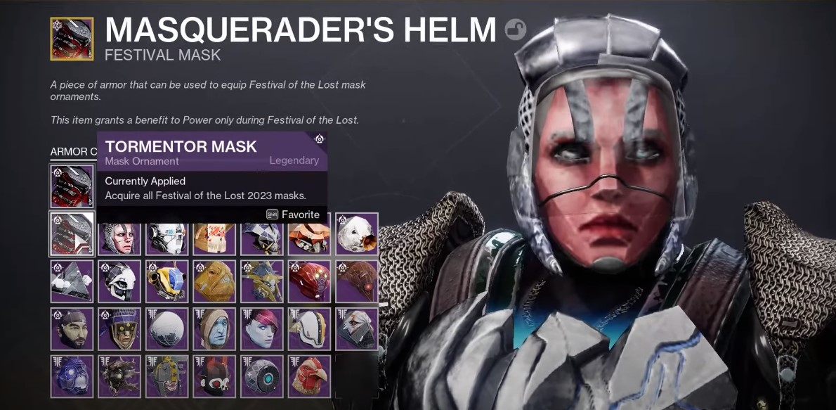 Tormentor Mask in Destiny 2